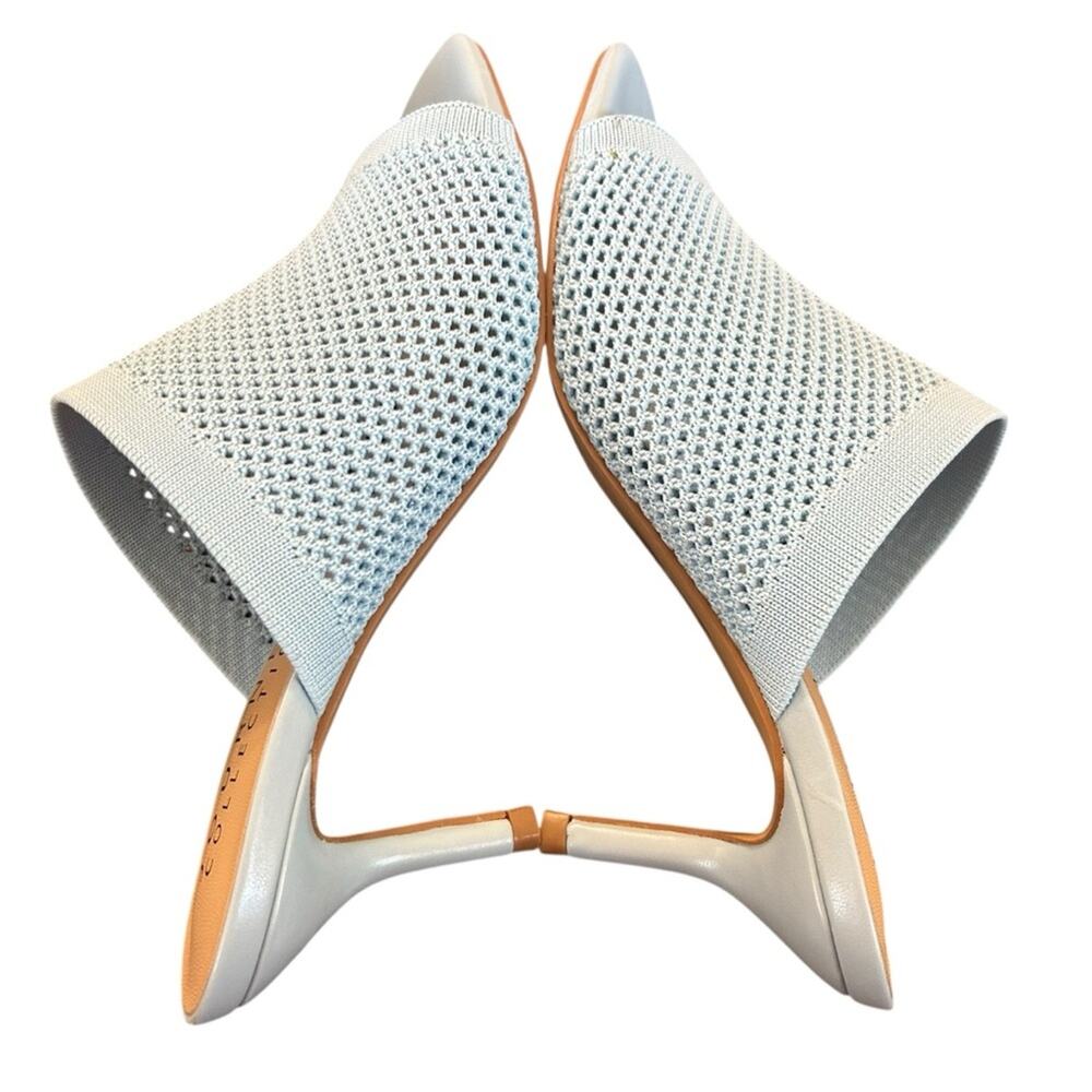 Journee Collection Leighton Soft Knit Sandals Stiletto Heel Mule NEW Size 7 - Picture 8 of 10